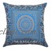Indian Mandala Pillow Cushion Cover Silk Brocade Sofa Couch Throw Home Decor    263172608932